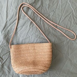 Small Crossbody Straw Purse